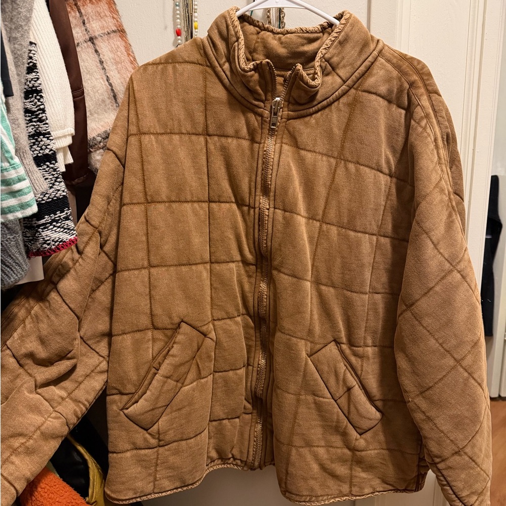 Free People Dolman Quilted Jacket